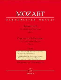 Concerto n. 1 in si bemolle maggiore KV 207 Standard