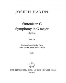 Symphonie No. 8 in G Hob.I:8 