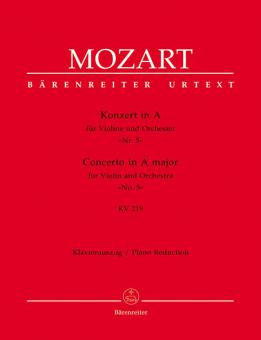 Concerto no. 5 in A major K. 219 