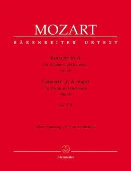 Concerto n. 5 in la maggiore KV 219 Standard