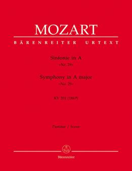 Sinfonia n. 29 in la maggiore KV 201 (186a) Standard