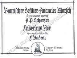 Bayrischer Defiliermarsch (Avancier-Marsch) 