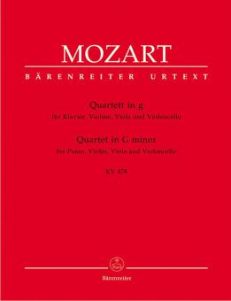 Quartetto per pianoforte e orchestra in sol minore KV 478 Standard