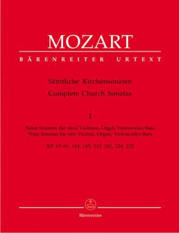 Sämtliche Kirchensonaten Heft 1 Standard