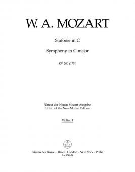Sinfonie Nr. 28 C-Dur KV 200 (173e) 