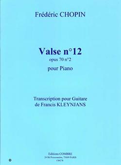 Valse No. 12 op. 70 No. 2 