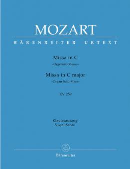 Missa in do maggiore KV 259 Standard