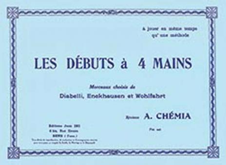 Les debuts a 4 mains 