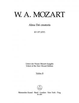 Alma Dei creatoris KV 277 (272a) 