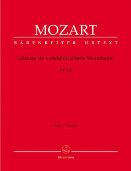 Litaniae de venerabili altaris Sacramento Es-Dur KV 243 Standard