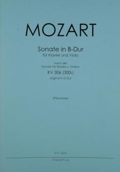 Sonate in B-Dur KV 306 (nach Violinsonate in D) 
