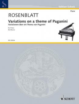 Variations on a Theme of Paganini Standard