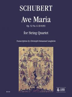 Ave Maria op. 52/6 D839 