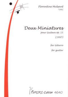 Deux miniatures pour gitarre 