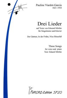 Drei Lieder auf Texte von Eduard Mörike 