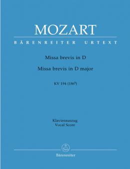 Missa brevis in re maggiore KV 194 (186h) Standard