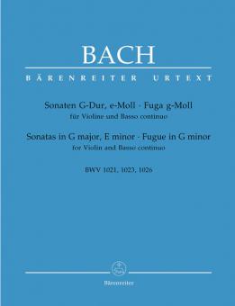 Sonate in sol maggiore, mi minore - Fuga in sol minore Standard