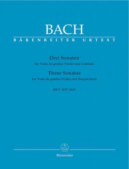 3 Sonatas BWV 1027-1029 