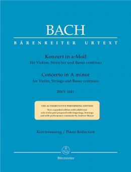 Concerto in la minore BWV 1041 Standard