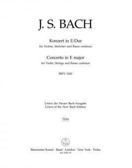 Konzert E-Dur BWV 1042 
