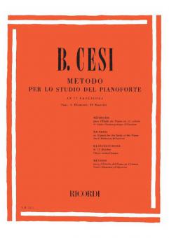Metodo per Lo Studio Del Pianoforte Fasc. I 