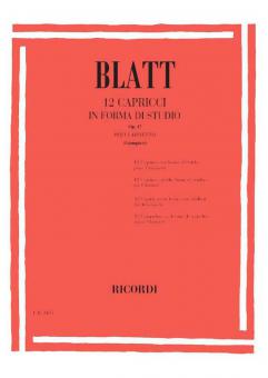 12 Capricci In Forma Di Studio op. 17 