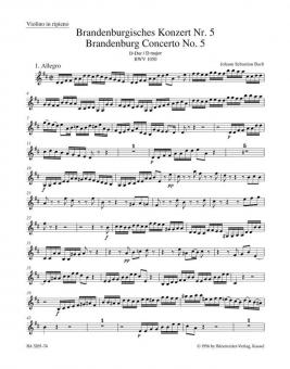 Brandenburgisches Konzert Nr. 5 und Konzert Nr. 5 