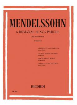 6 Romanze Senza Parole 