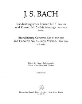Brandenburgisches Konzert Nr. 5 und Konzert Nr. 5 