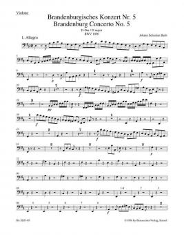 Brandenburgisches Konzert Nr. 5 und Konzert Nr. 5 