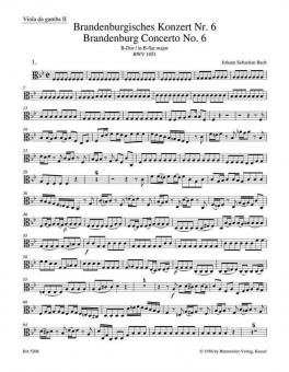 Brandenburgisches Konzert Nr. 6 B-Dur BWV 1051 