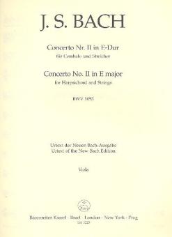 Concerto Nr. 2 E-Dur BWV 1053 