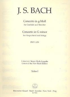 Concerto g-Moll BWV 1058 