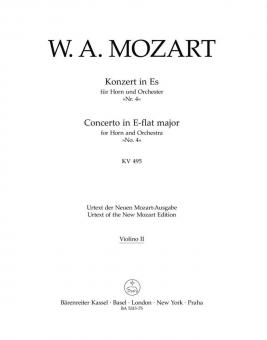 Konzert Nr. 4 Es-Dur KV 495 