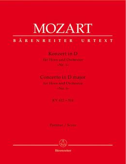 Konzert Nr. 1 D-Dur KV 412, 514 (386b) Standard