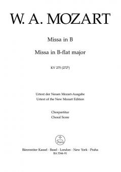 Missa brevis B-Dur KV 275 (272b) 