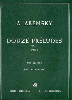 12 Préludes op. 63 Band 1 