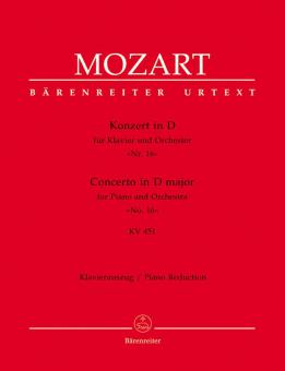 Concerto n. 16 in re maggiore KV 451 Standard