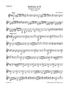 Sinfonie Nr. 1 D-Dur D 82 
