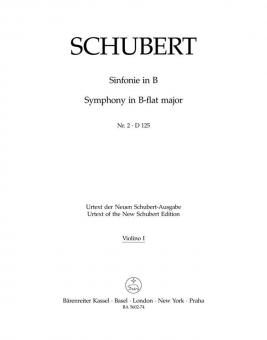 Sinfonie Nr. 2 B-Dur D 125 (1814) 