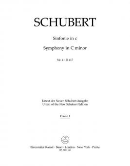 Sinfonie Nr. 4 c-Moll D 417 