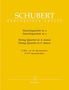 Quartetto per archi in la minore e do minore Standard