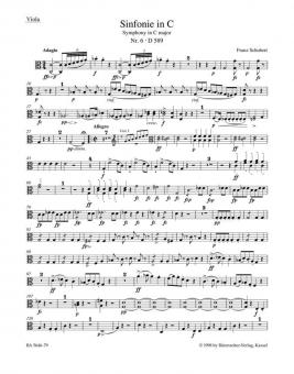 Sinfonie Nr. 6 C-Dur D 589 