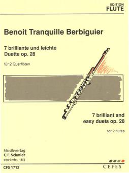 7 brilliante und leichte Duette op. 28 