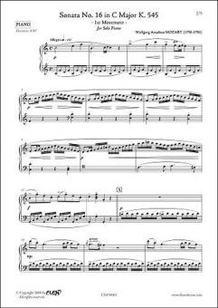 Sonata No. 16 in C Major KV 545 