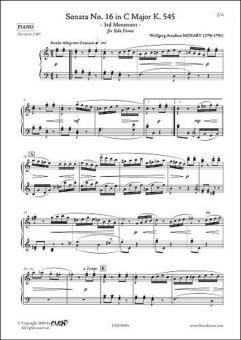 Sonata No. 16 in C Major KV 545 