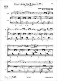 Songs Without Words Op. 62 No. 1 