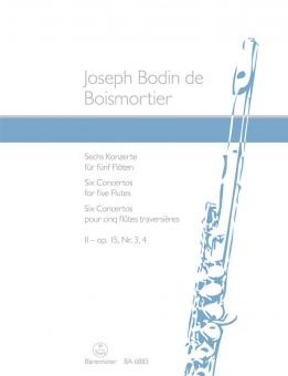 6 Konzerte für 5 Flöten op. 15 Heft 2 