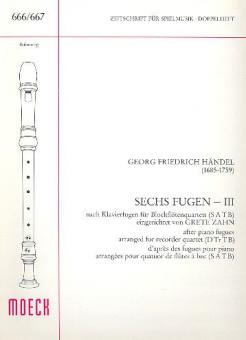 6 Fugen, Heft III 