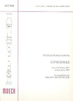 Canciones zu vier Stimmen 